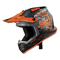 Acerbis Profile Junior Helmet Orange Black Kid