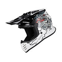 Acerbis Profile Junior Helmet White Black Kid