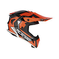 Casco Acerbis X-track 2206 Arancio Nero - img 2