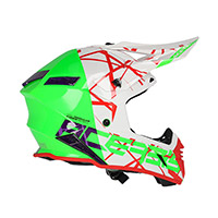 Acerbis X-Track 2206 ヘルメット グリーン ホワイト