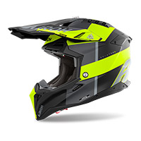 Casco Airoh Aviator 3 Monarch giallo opaco