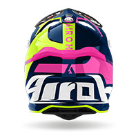 Airoh Strycker Blazer Helmet Blue Pink Gloss - 3