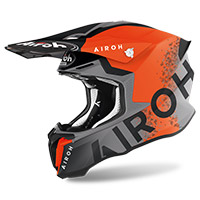 Airoh Twist2ビットヘルメットオレンジマット