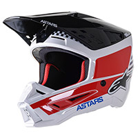アルパインスターズSM5スピードヘルメットホワイトレッド