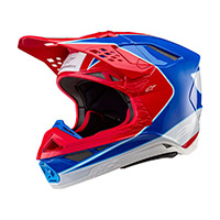 Alpinestars Supertech M10 2206 Aeon Helmet Red Blue