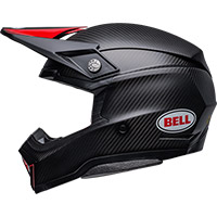 Bell Moto-10 球面ヘルメット ブラック レッド