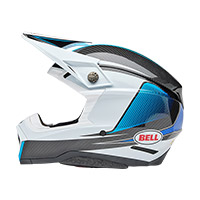 Casco Bell Moto-10 Spherical Evade Bianco Blu - img 2