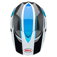 Casco Bell Moto-10 Spherical Evade blanco azul - 4