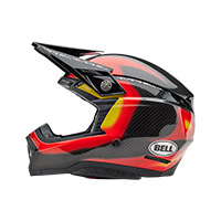 Bell Moto-10 球面フレア ヘルメット レッド - 2