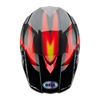 Bell Moto-10 Spherical Flare Helm rot - 4