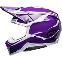 Bell Moto-10 Spherical Slayco Ltd Helmet Purple White