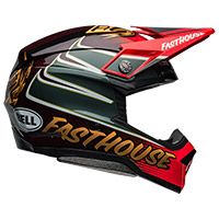 Bell Moto-10 Spherical Fasthouse Ditd 24 Or Rouge