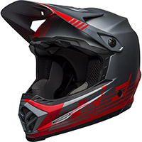 Bell Moto 9 Mips Youth Louver Helmet Red Grey Kinder