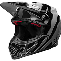 Bell Moto-9s Flex Claw Helmet Black White