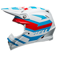 Bell Moto-9S フレックス バンシー ヘルメット ホワイト レッド