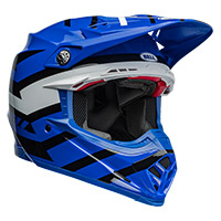 Bell Moto-9S フレックス バンシー ヘルメット ブルー ホワイト
