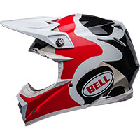 Bell Moto-9s Flex Hello Cousteau Reef White Red