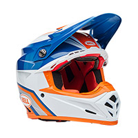 Casque Bell Moto-9S Flex Merchant rouge