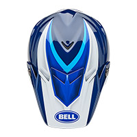 Bell Moto-9S Flex Merchant Helm blau - 4