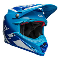 Bell Moto-9S フレックス レール ヘルメット ブルー ホワイト