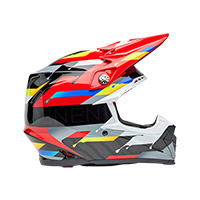 Casco Bell Moto-9S Flex Renen Nova negro rojo - 3