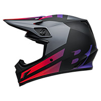 Casco Bell Mx-9 Mips Alter Ego Nero Opaco Rosso - img 2