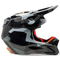 Fox V1 Bnkr Helmet Grey Camo - 3