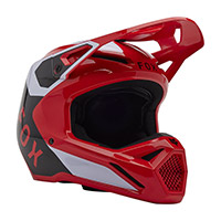 Casco Fox V1 Lean rojo fluo