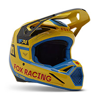 Casco Fox V1 Race Spec Giallo