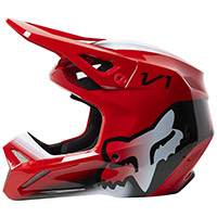 Fox V1 Toxsyk Helmet Red Fluo - 2