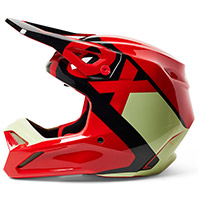 フォックスV1 Xpozrヘルメット赤い蛍光灯 - 2
