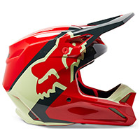 フォックスV1 Xpozrヘルメット赤い蛍光灯 - 3