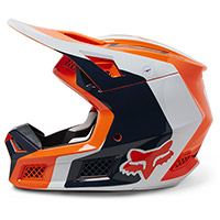 Fox V3 RS Efekt ヘルメット オレンジ蛍光 - 2