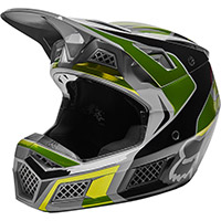 Fox V3 Rs Mirer Helmet Fluo Yellow