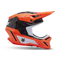 Fox V3 Rs Infinite Helmet Orange Fluo