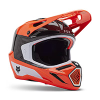 Fox V3 Rs Infinite Helm rot fluo