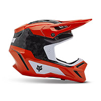 Casco Fox V3 Rs Infinite rojo fluo - 2