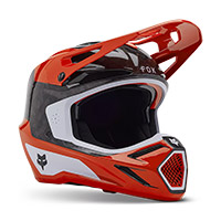 Casco Fox V3 Rs Infinite rojo fluo