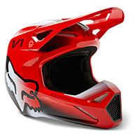 Fox Youth V1 Toxsyk Helmet Red Fluo