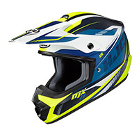 HJC CS-MX 2 ドリフト ヘルメット ブルー イエロー
