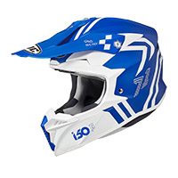 HJC i50 六角ヘルメット ブルー ホワイト
