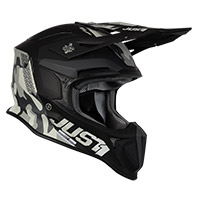 ジャスト-1 J18ミップスパルサーヘルメット迷彩ブラックマット