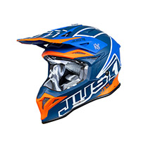 Casque Just-1 J39 Thruster Orange Bleu