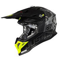 Just-1 J39 Kinetic Helmet Camo Grey Yellow
