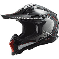 Ls2 MX700 Subverter Evo 2 アーチ型ヘルメット シルバー