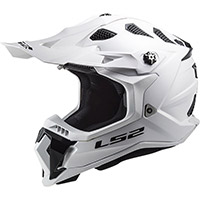 Ls2 MX700 Subverter Evo 2 ソリッド ヘルメット ホワイト
