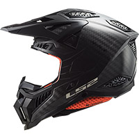 LS2 MX703 X-Force カーボン ソリッド ヘルメット ブラック