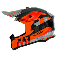 Casque Mt Helmets Falcon Arya A4 Orange Mat