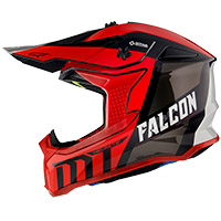 Casco Mt Helmets Falcon Warrior C5 rojo