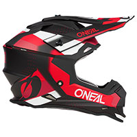 Oニール2SRSスパイドV.23ヘルメットブラックレッドホワイト